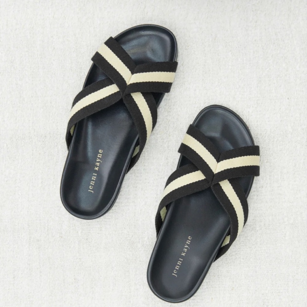 Jenni Kayne Cotton Crossover Sandals